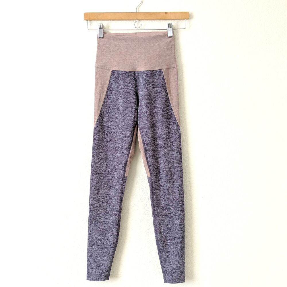 Beyond Yoga Off Duty High Waisted Long Leggings Luxe Soft Stretch 7/8 USA Small